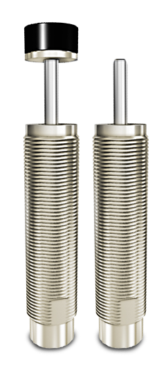 compact shock absorber, corrosion-resistant shock absorber, nickel plated shock absorber