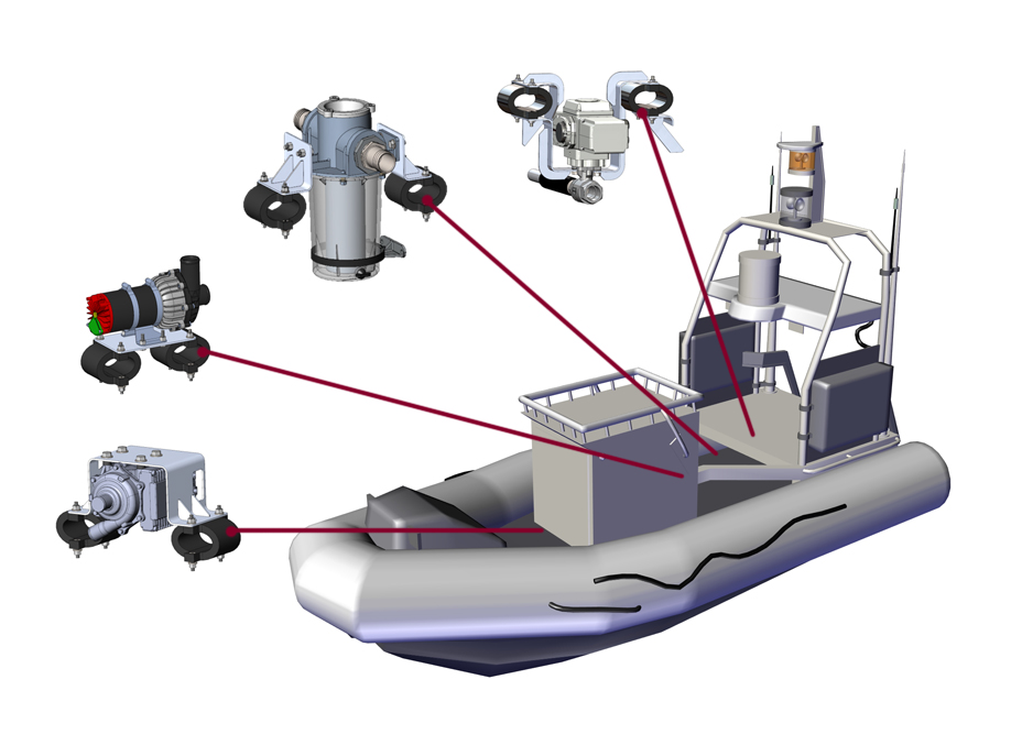 Engine Component Vibration Isolation