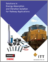 Absorción de energía y aislamiento de vibraciones para aplicaciones ferroviarias